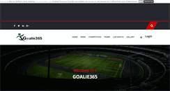 Desktop Screenshot of goalie365.com