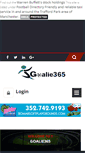 Mobile Screenshot of goalie365.com
